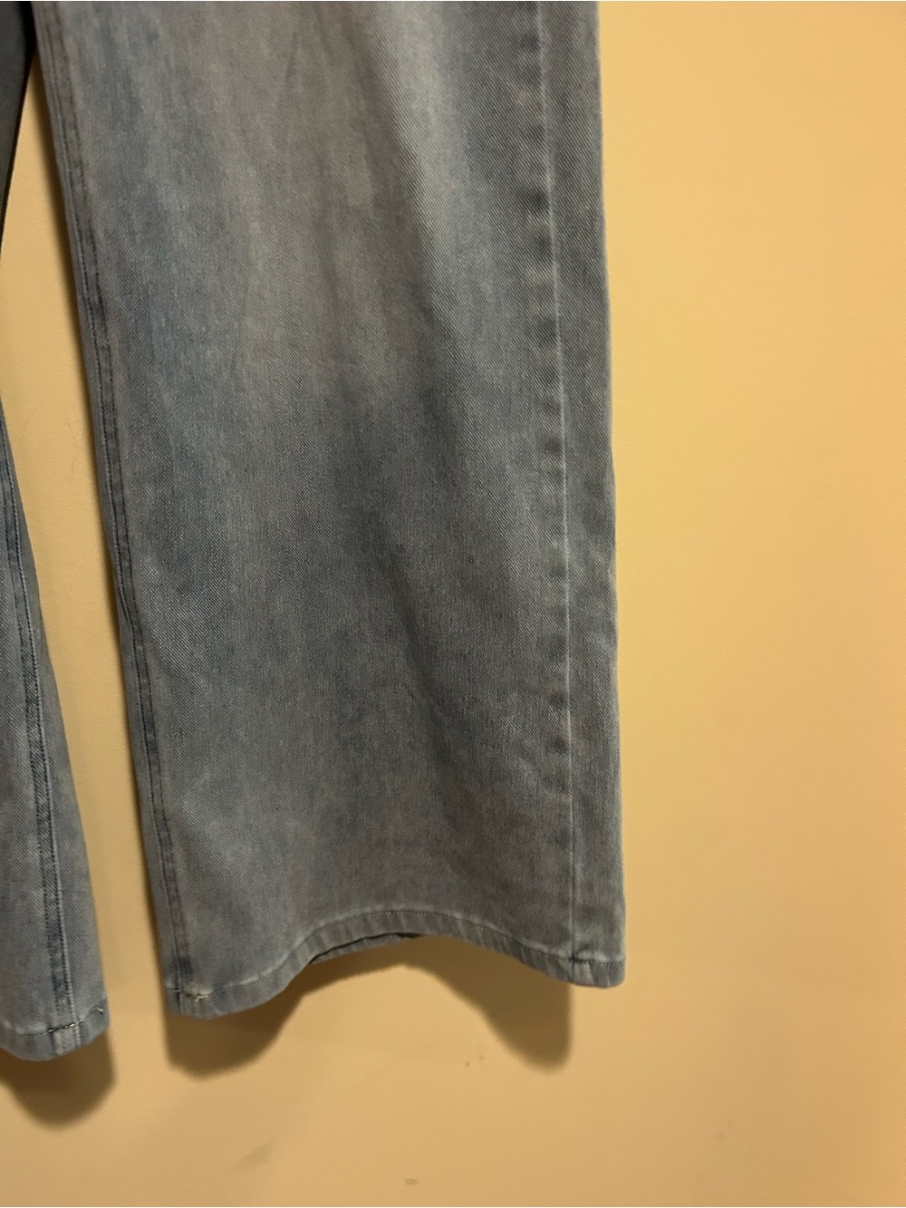 Halara Flex Asymmetrical Low Rise Baggy Wide Leg Jeans Sz XS Petite - Picture 4 of 11